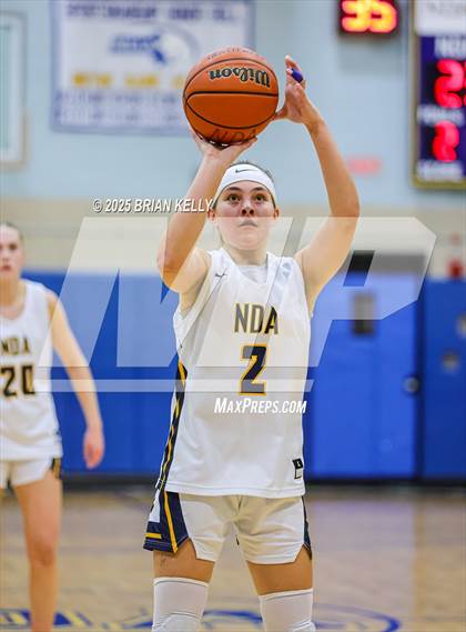 Thumbnail 1 in Ursuline Academy @ Notre Dame Academy (MIAA Division 2 Round of 32) photogallery.