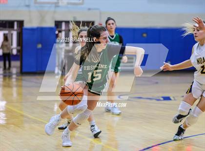 Thumbnail 3 in Ursuline Academy @ Notre Dame Academy (MIAA Division 2 Round of 32) photogallery.