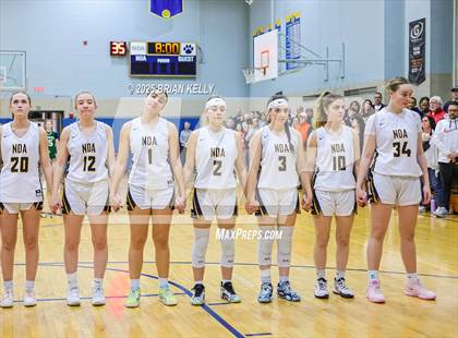Thumbnail 1 in Ursuline Academy @ Notre Dame Academy (MIAA Division 2 Round of 32) photogallery.
