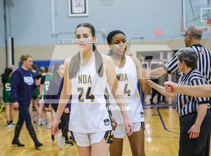 Thumbnail 2 in Ursuline Academy @ Notre Dame Academy (MIAA Division 2 Round of 32) photogallery.