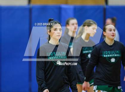 Thumbnail 2 in Ursuline Academy @ Notre Dame Academy (MIAA Division 2 Round of 32) photogallery.