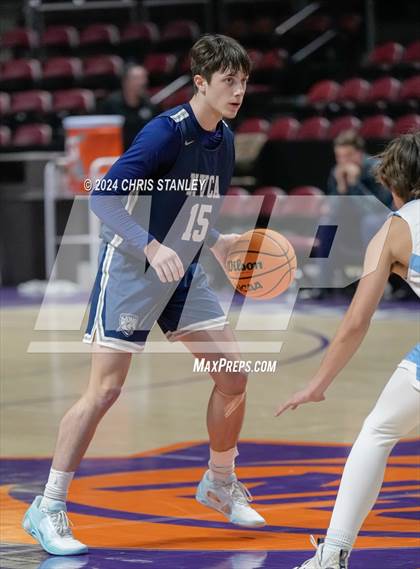 Thumbnail 2 in North Valley Christian Academy vs The Gregory School (AIA-1A Final) photogallery.