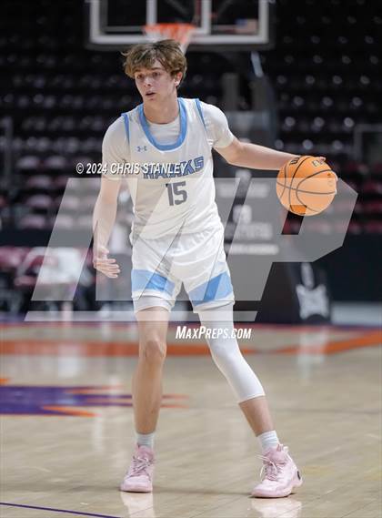 Thumbnail 2 in North Valley Christian Academy vs The Gregory School (AIA-1A Final) photogallery.