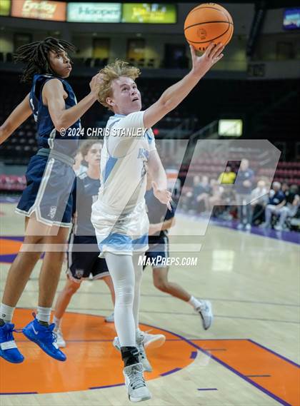 Thumbnail 2 in North Valley Christian Academy vs The Gregory School (AIA-1A Final) photogallery.
