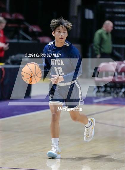 Thumbnail 3 in North Valley Christian Academy vs The Gregory School (AIA-1A Final) photogallery.