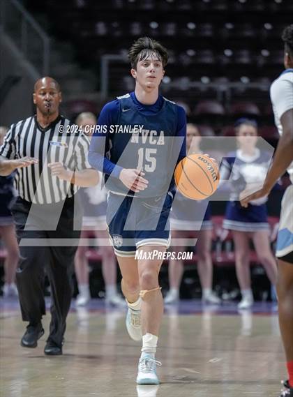 Thumbnail 2 in North Valley Christian Academy vs The Gregory School (AIA-1A Final) photogallery.
