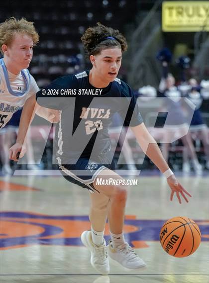 Thumbnail 1 in North Valley Christian Academy vs The Gregory School (AIA-1A Final) photogallery.
