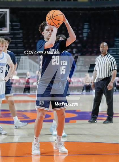 Thumbnail 3 in North Valley Christian Academy vs The Gregory School (AIA-1A Final) photogallery.
