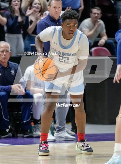 Thumbnail 2 in North Valley Christian Academy vs The Gregory School (AIA-1A Final) photogallery.