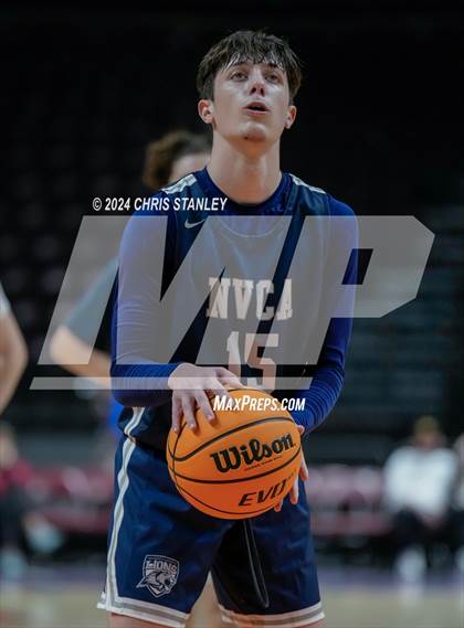 Thumbnail 3 in North Valley Christian Academy vs The Gregory School (AIA-1A Final) photogallery.