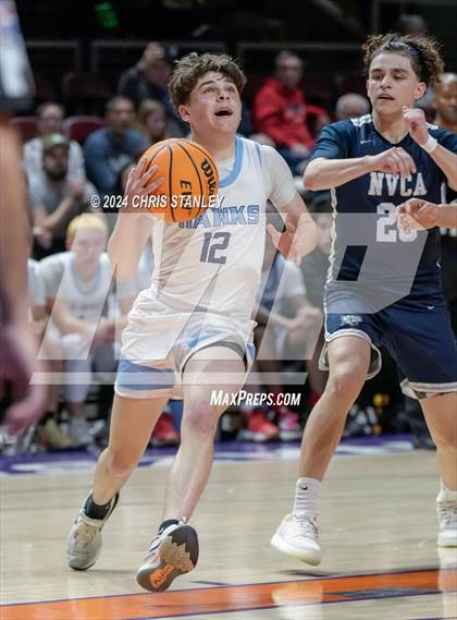 Thumbnail 2 in North Valley Christian Academy vs The Gregory School (AIA-1A Final) photogallery.