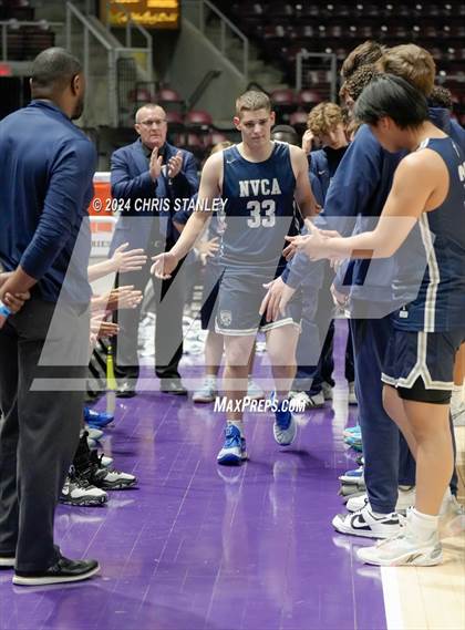 Thumbnail 2 in North Valley Christian Academy vs The Gregory School (AIA-1A Final) photogallery.