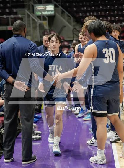 Thumbnail 3 in North Valley Christian Academy vs The Gregory School (AIA-1A Final) photogallery.