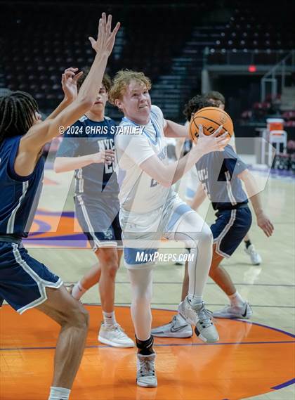 Thumbnail 2 in North Valley Christian Academy vs The Gregory School (AIA-1A Final) photogallery.