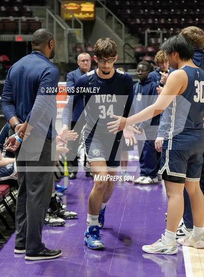 Thumbnail 3 in North Valley Christian Academy vs The Gregory School (AIA-1A Final) photogallery.