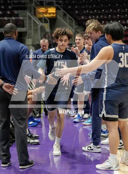 Thumbnail 1 in North Valley Christian Academy vs The Gregory School (AIA-1A Final) photogallery.