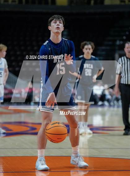 Thumbnail 1 in North Valley Christian Academy vs The Gregory School (AIA-1A Final) photogallery.