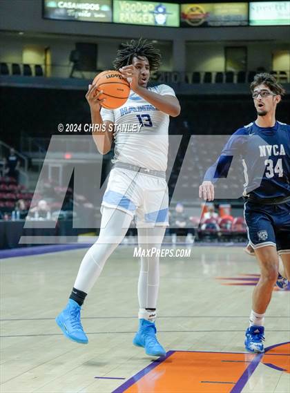 Thumbnail 2 in North Valley Christian Academy vs The Gregory School (AIA-1A Final) photogallery.