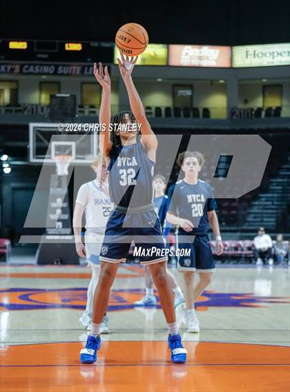 Thumbnail 2 in North Valley Christian Academy vs The Gregory School (AIA-1A Final) photogallery.