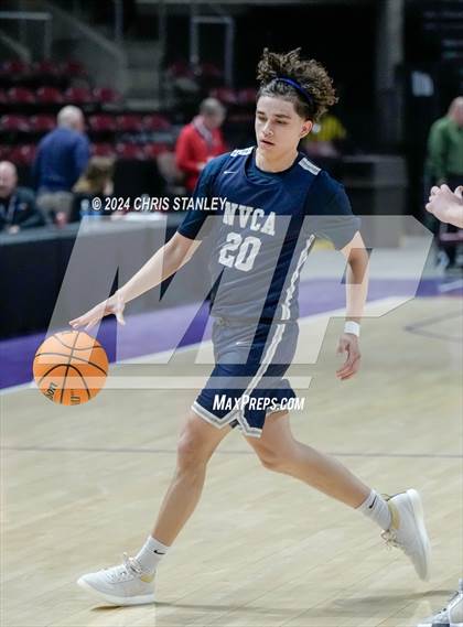 Thumbnail 2 in North Valley Christian Academy vs The Gregory School (AIA-1A Final) photogallery.
