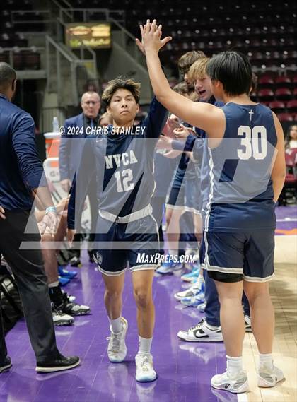 Thumbnail 2 in North Valley Christian Academy vs The Gregory School (AIA-1A Final) photogallery.