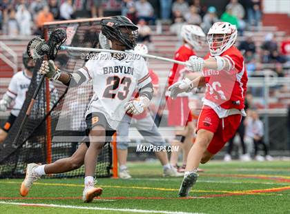 Thumbnail 2 in Babylon vs Center Moriches (Section XI Class D) photogallery.