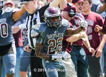 Thumbnail 2 in Rowlett vs. Rockwall (Cotton Bowl Stadium Prep Showcase) photogallery.