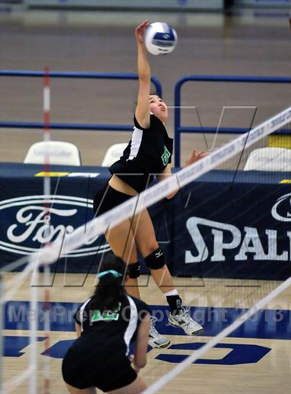Thumbnail 1 in Bishop Conaty-Loretto vs Pomona Catholic (CIF SS D5AA Final) photogallery.