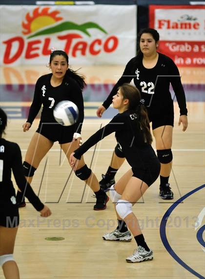 Thumbnail 2 in Bishop Conaty-Loretto vs Pomona Catholic (CIF SS D5AA Final) photogallery.