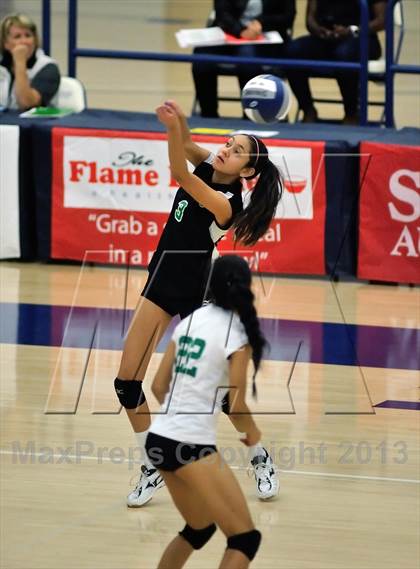 Thumbnail 3 in Bishop Conaty-Loretto vs Pomona Catholic (CIF SS D5AA Final) photogallery.