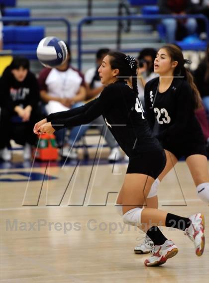 Thumbnail 1 in Bishop Conaty-Loretto vs Pomona Catholic (CIF SS D5AA Final) photogallery.