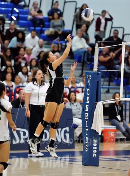 Thumbnail 2 in Bishop Conaty-Loretto vs Pomona Catholic (CIF SS D5AA Final) photogallery.