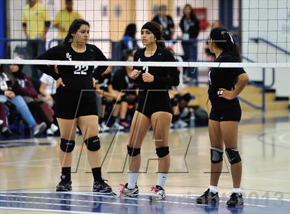 Thumbnail 1 in Bishop Conaty-Loretto vs Pomona Catholic (CIF SS D5AA Final) photogallery.