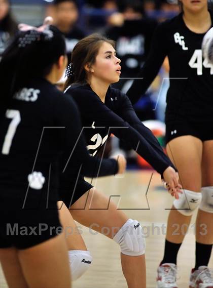 Thumbnail 2 in Bishop Conaty-Loretto vs Pomona Catholic (CIF SS D5AA Final) photogallery.