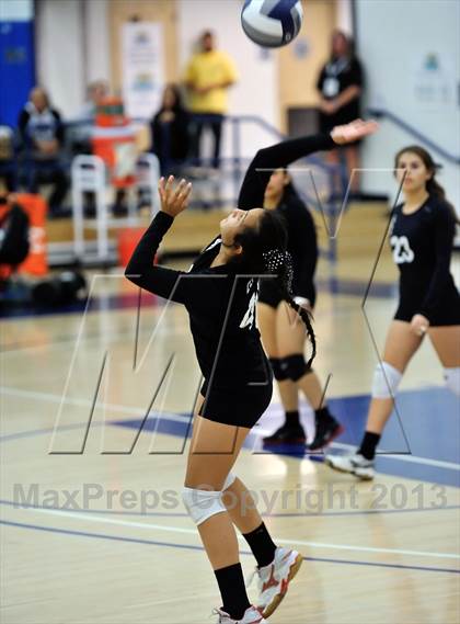 Thumbnail 1 in Bishop Conaty-Loretto vs Pomona Catholic (CIF SS D5AA Final) photogallery.