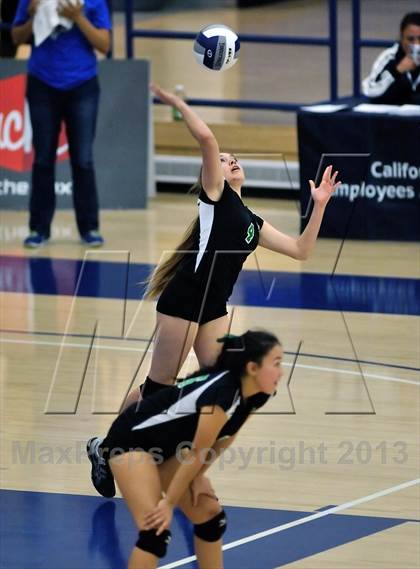 Thumbnail 1 in Bishop Conaty-Loretto vs Pomona Catholic (CIF SS D5AA Final) photogallery.