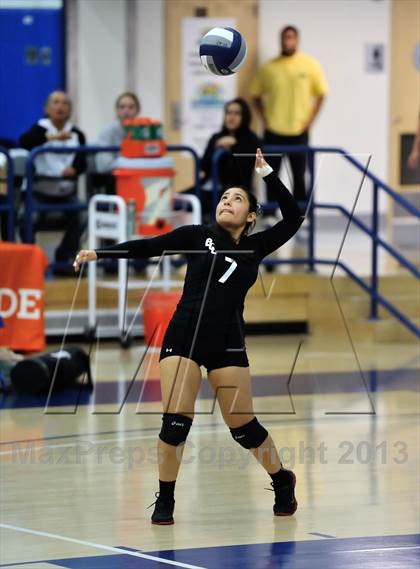 Thumbnail 2 in Bishop Conaty-Loretto vs Pomona Catholic (CIF SS D5AA Final) photogallery.