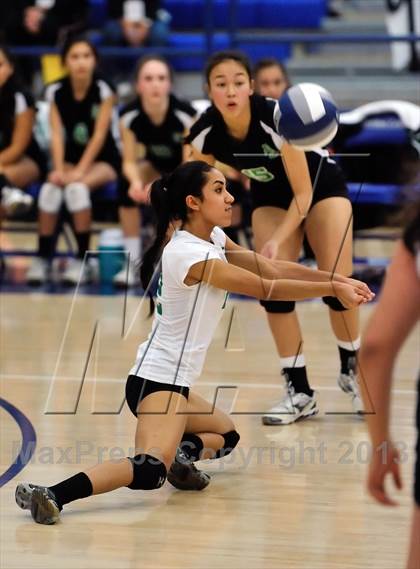 Thumbnail 1 in Bishop Conaty-Loretto vs Pomona Catholic (CIF SS D5AA Final) photogallery.