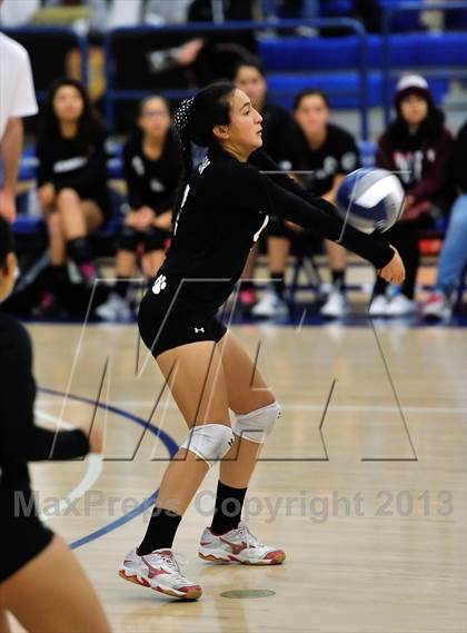 Thumbnail 1 in Bishop Conaty-Loretto vs Pomona Catholic (CIF SS D5AA Final) photogallery.