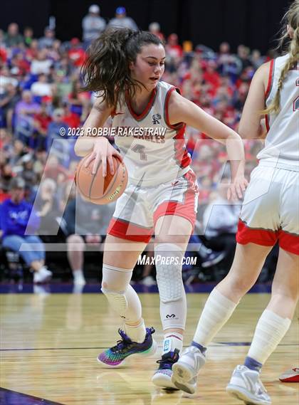 Thumbnail 1 in Holliday vs. Columbus (UIL 3A Basketball State Semifinal) photogallery.