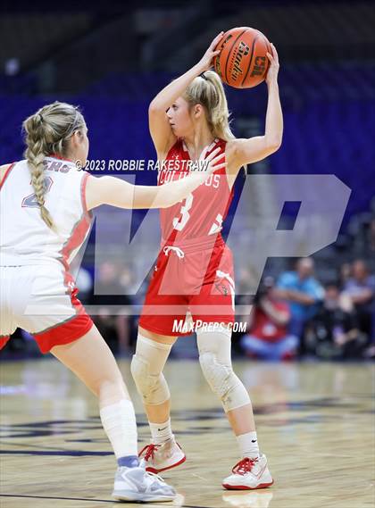 Thumbnail 2 in Holliday vs. Columbus (UIL 3A Basketball State Semifinal) photogallery.