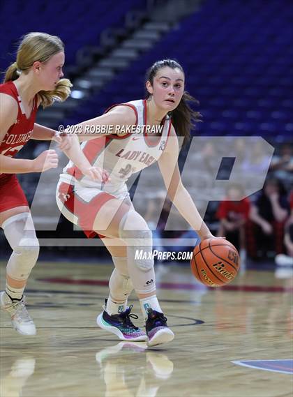 Thumbnail 2 in Holliday vs. Columbus (UIL 3A Basketball State Semifinal) photogallery.
