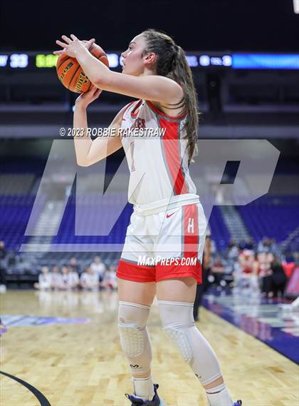 Thumbnail 2 in Holliday vs. Columbus (UIL 3A Basketball State Semifinal) photogallery.