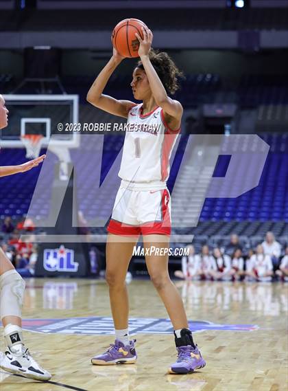 Thumbnail 3 in Holliday vs. Columbus (UIL 3A Basketball State Semifinal) photogallery.