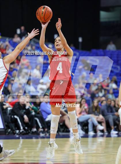 Thumbnail 1 in Holliday vs. Columbus (UIL 3A Basketball State Semifinal) photogallery.