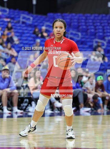 Thumbnail 1 in Holliday vs. Columbus (UIL 3A Basketball State Semifinal) photogallery.