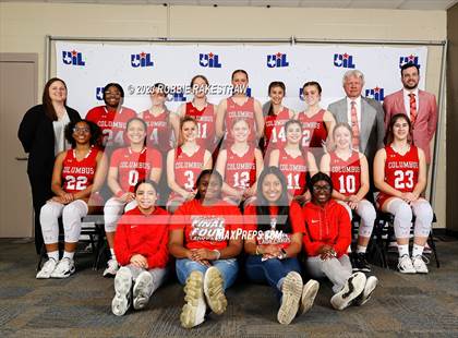 Thumbnail 1 in Holliday vs. Columbus (UIL 3A Basketball State Semifinal) photogallery.