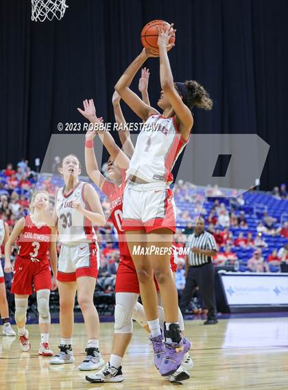 Thumbnail 1 in Holliday vs. Columbus (UIL 3A Basketball State Semifinal) photogallery.