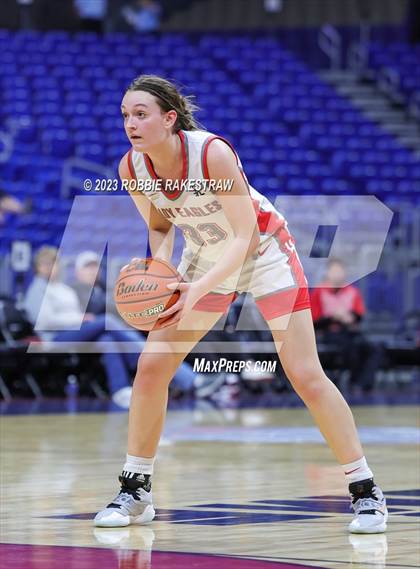 Thumbnail 3 in Holliday vs. Columbus (UIL 3A Basketball State Semifinal) photogallery.