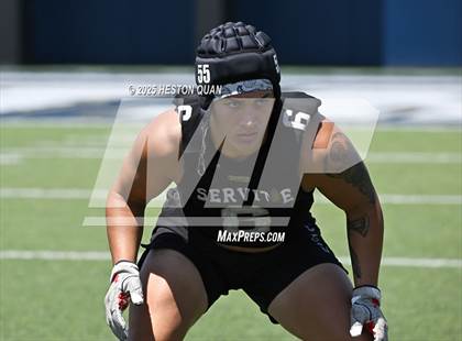 Thumbnail 1 in St. John Bosco vs. Servite (Brave 8 Invitational) photogallery.